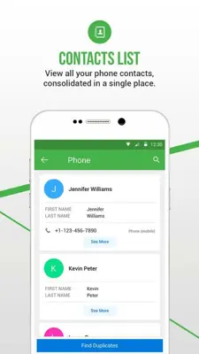 Duplicate Contacts Fixer and Remover android App screenshot 2