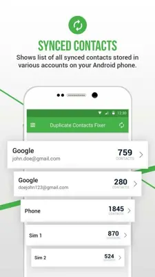 Duplicate Contacts Fixer and Remover android App screenshot 3